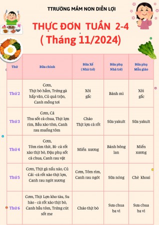 Tuần 2 +4 tháng 11
